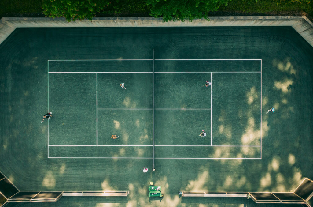 tennis courts at ruby valley